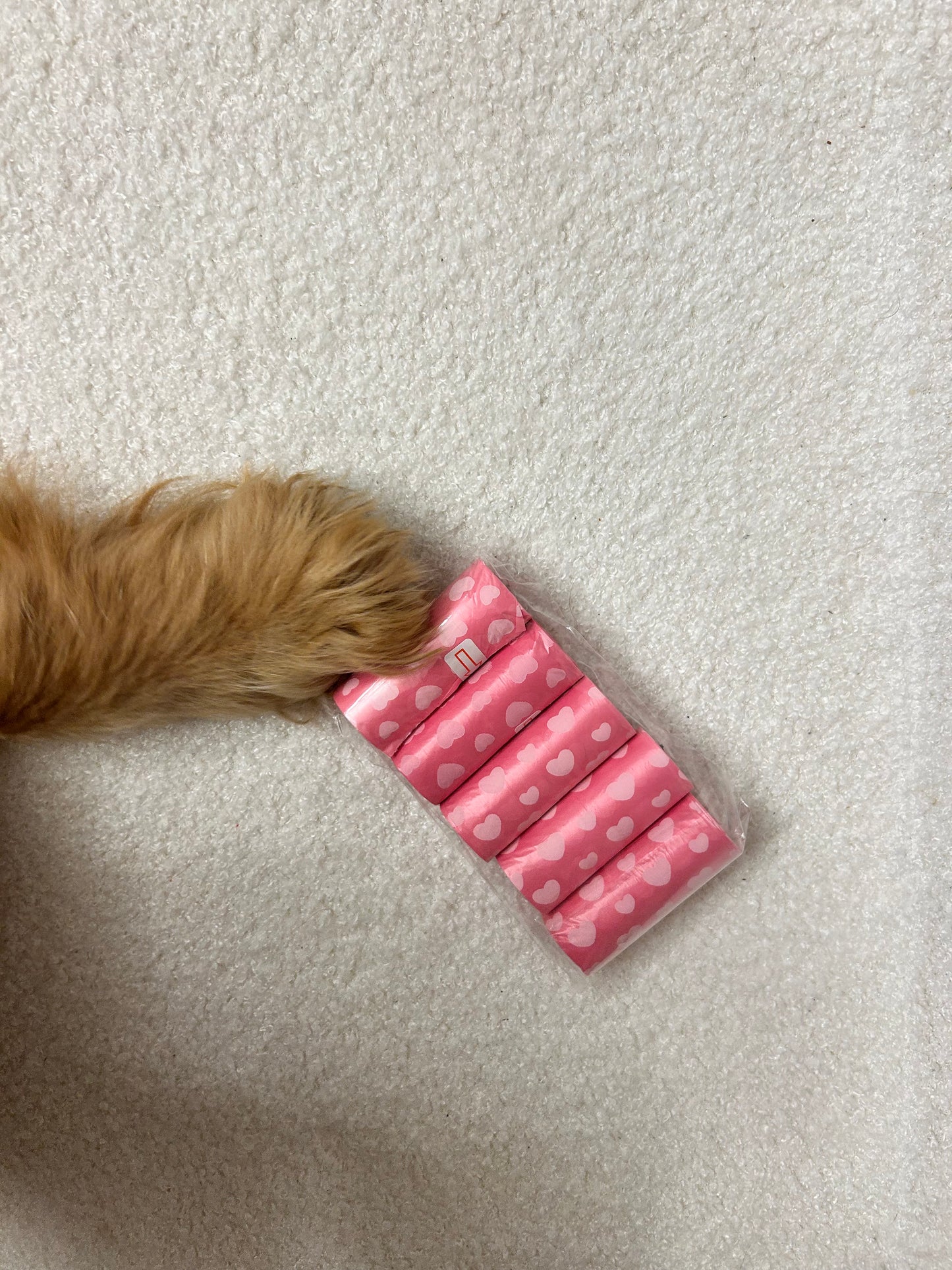 5 Sacs à crottes roses