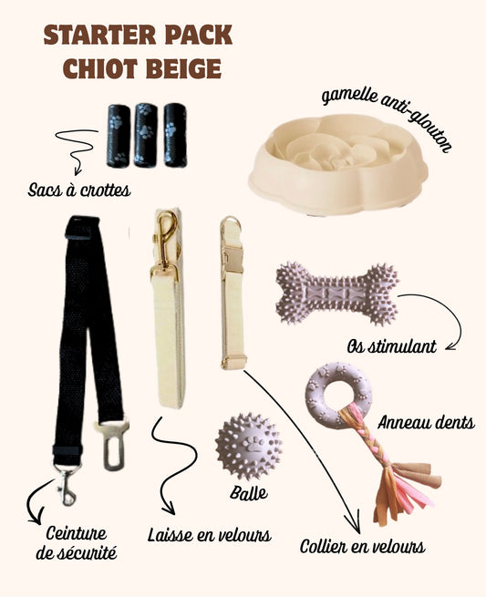 Kit pour chiot - Beige
