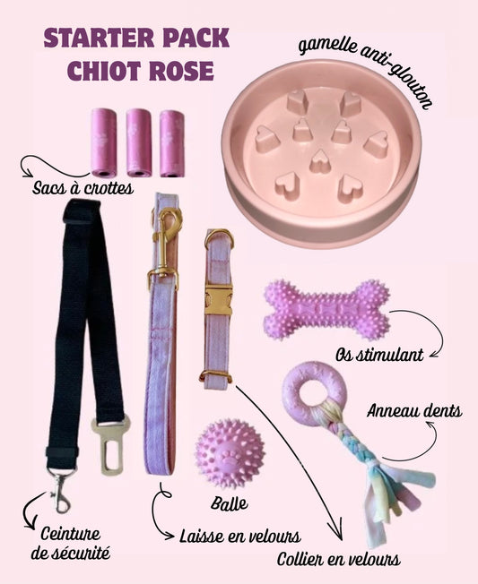 Kit pour Chiot - Rose